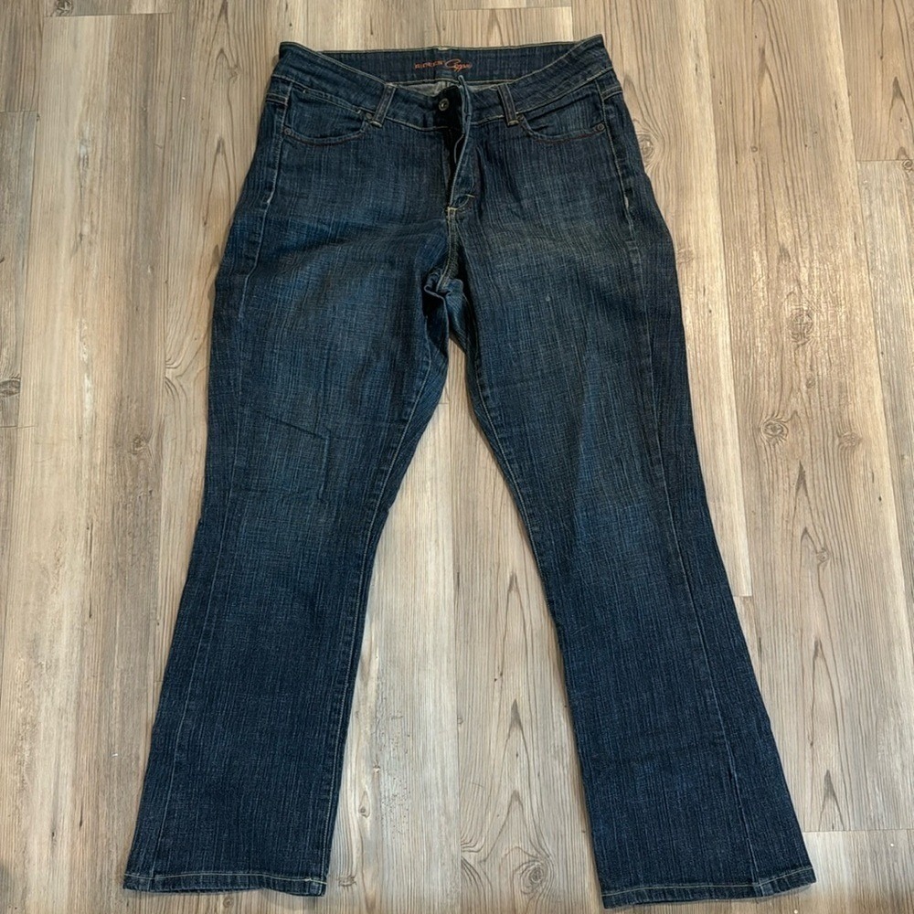 Riders‎ by Lee Copper Dark Wash Bootcut Jeans Womens 15P Blue Denim Stretch